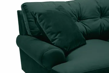 Andrew Soffgrupp 2+1 Sammet - Grön - Products - Möbler - Soffa - Soffgrupp - Howard soffgrupp