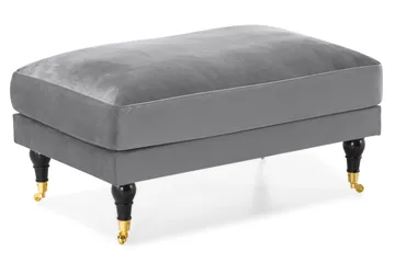 Andrew Soffgrupp 2+1 Sammet - Ljusgrå - Products - Möbler - Soffa - Soffgrupp - Howard soffgrupp