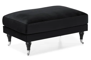 Andrew Soffgrupp 3+1 Sammet - Svart - Products - Möbler - Soffa - Soffgrupp - Howard soffgrupp