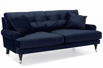Andrew Soffgrupp 3+2+1 Sammet - Blå - Products - Möbler - Soffa - Soffgrupp - Howard soffgrupp