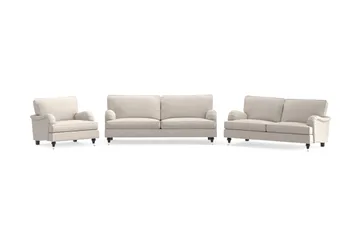 Howard Classic Soffgrupp 3-sits + 2-sits Soffa + Fåtölj i Tyg