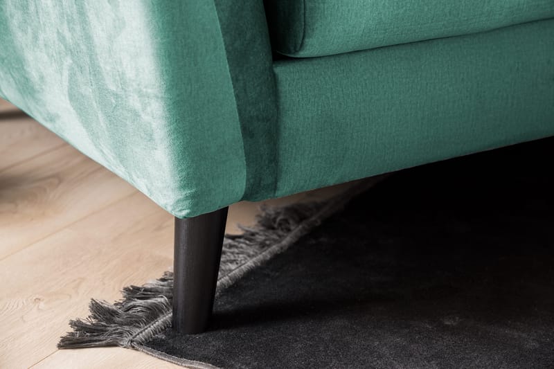 Trend Soffgrupp 3-sits + 2-sits Sammetssoffa - Grön - Products - Möbler - Soffa - Soffgrupp - Howard soffgrupp