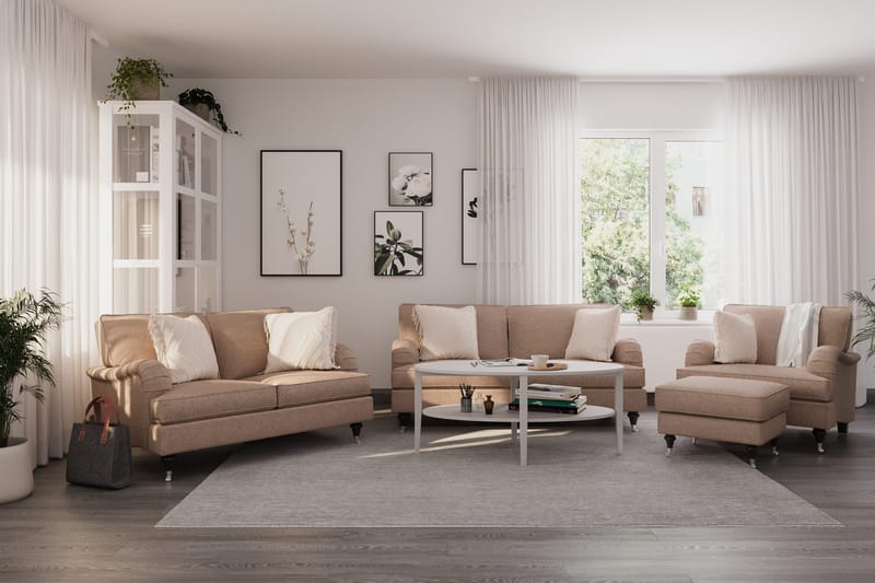 Howard Classic Armstödsskydd 2-pack - Mörkbeige - Products - Möbler - Soffa - Sofftillbehör - Armstöd soffa