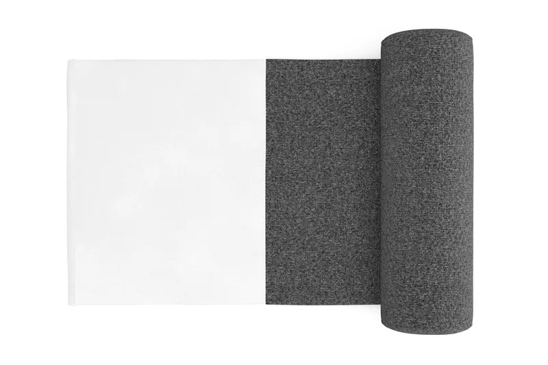 Menard Compact Nackkudde Soffa 51 cm, Mörkgrå