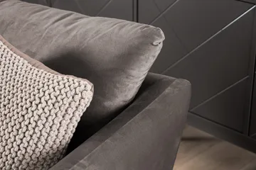 Trend 2-sits Sammetssoffa - Brun - Products - Möbler - Soffa - Sammetssoffa