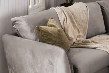 Trend 2-sits Sammetssoffa - Brun - Products - Möbler - Soffa - Sammetssoffa
