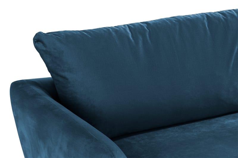 Trend 3-sits Sammetssoffa - Blå - Products - Möbler - Soffa - 3 sits soffa