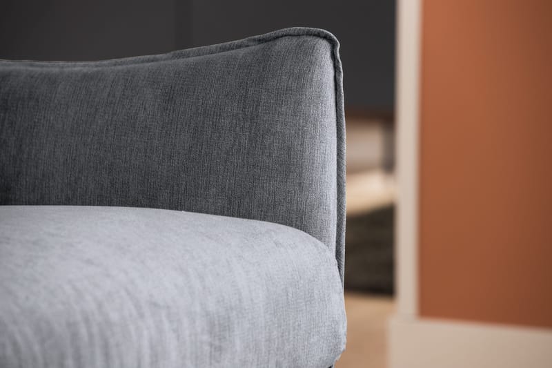 Trend Lyx 2-sits Soffa - Mörkgrå/Svart - Products - Möbler - Soffa - 2 sits soffa