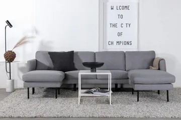 Zoom U-Soffa - Grå - Products - Möbler - Soffa - U-soffa