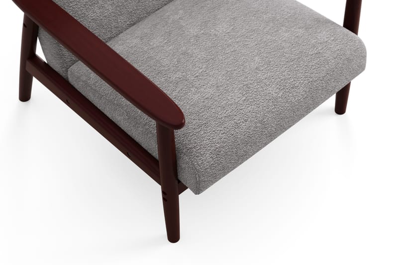 Ängsbro Fåtölj Bouclé - Mocka - Products - Möbler - Fåtölj & stolar - Fåtölj