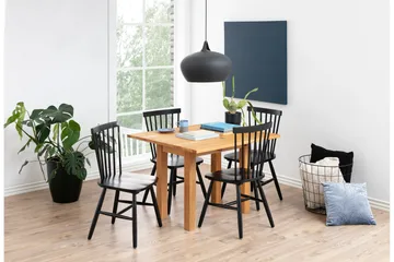 Alegra Matstol - Svart - Products - Möbler - Fåtölj & stolar - Pinnstol