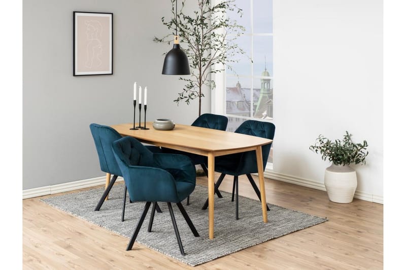 Alsephina Karmstol - Blå - Products - Möbler - Fåtölj & stolar - Karmstol