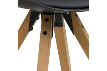 Andros Matstol & köksstol med träben - Svart - Products - Möbler - Fåtölj & stolar - Matstol & köksstol