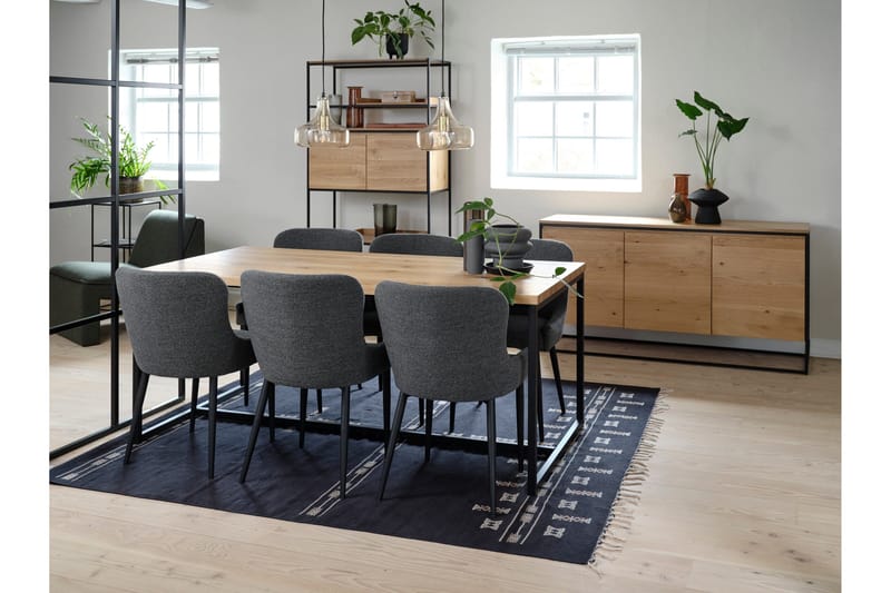 Azzy Matstol - Mörkgrå - Products - Möbler - Fåtölj & stolar - Matstol & köksstol