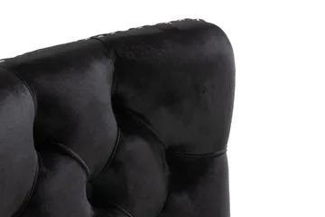 Bergviken Matstol Sammet - Svart / Trä - Products - Möbler - Fåtölj & stolar - Matstol & köksstol