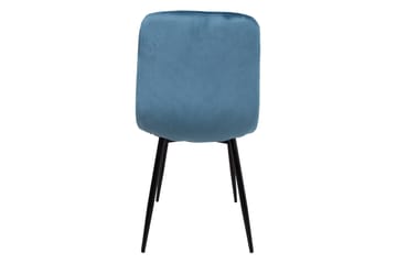 Brie Stol Blå Sammet - Products - Möbler - Fåtölj & stolar - Matstol & köksstol
