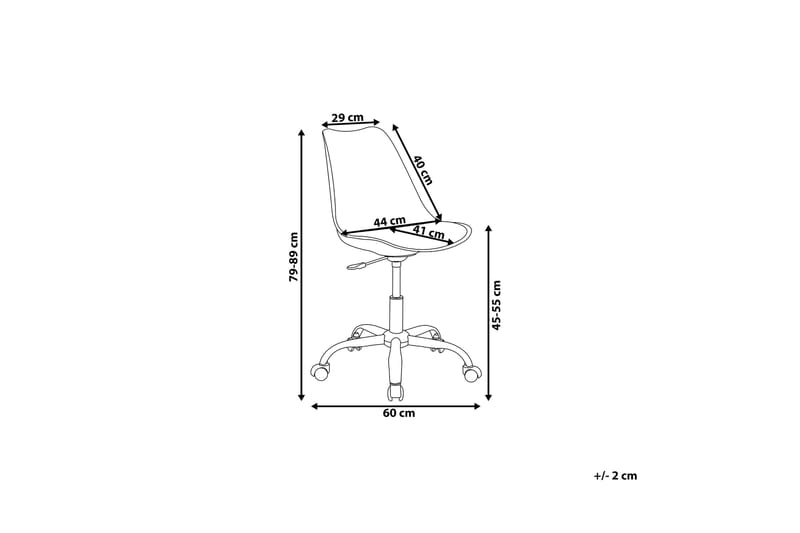Dakota Ii Kontorsstol - Vit - Products - Möbler - Fåtölj & stolar - Kontorsstol & skrivbordsstol