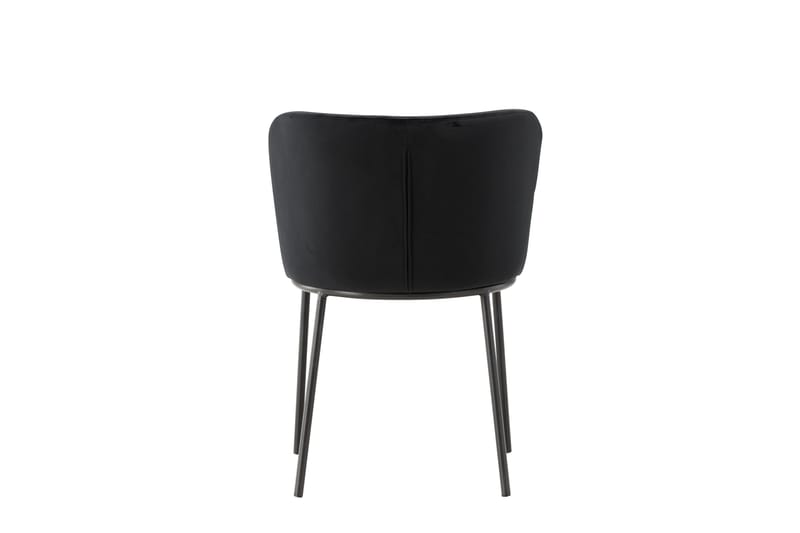 Edina Matstol - Svart - Products - Möbler - Fåtölj & stolar - Matstol & köksstol