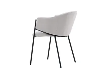 Evelina Karmstol - Grå - Products - Möbler - Fåtölj & stolar - Matstol & köksstol