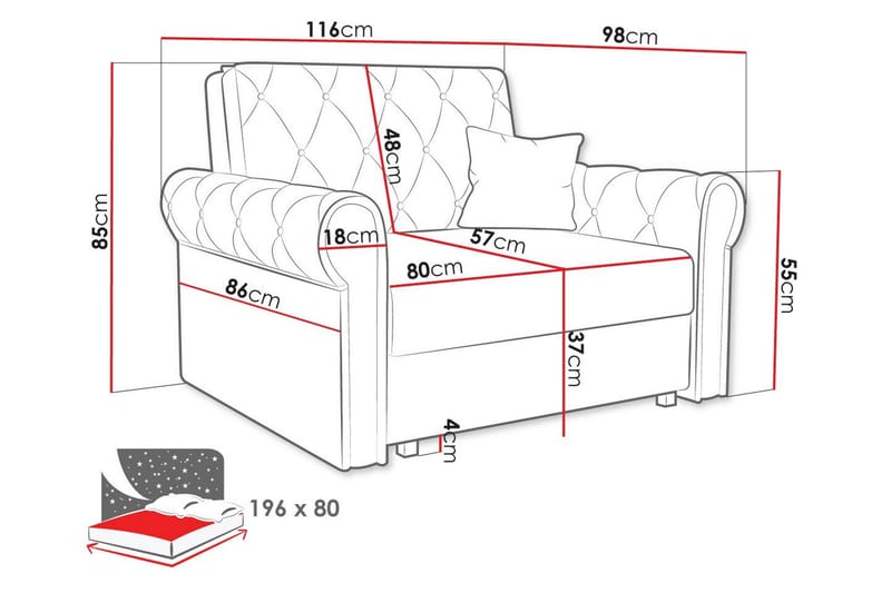 Denegal Bäddfåtölj - Products - Möbler - Fåtölj & stolar - Fåtölj - Bäddfåtölj