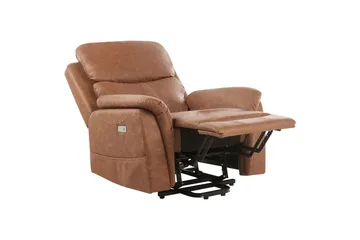 Elektrisk reclinerfåtölj Glorie Brun - Brun - Products - Möbler - Fåtölj & stolar - Fåtölj - Massagestol & massagefåtölj