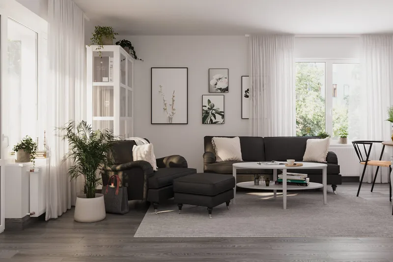 Howard Classic Fåtölj - Mörkgrå - Products - Möbler - Fåtölj & stolar - Fåtölj - Howard fåtölj