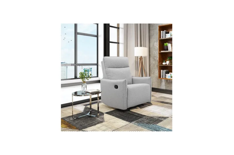 Lugo Liggfåtölj - Grå - Products - Möbler - Fåtölj & stolar - Fåtölj - Biofåtölj & reclinerfåtölj