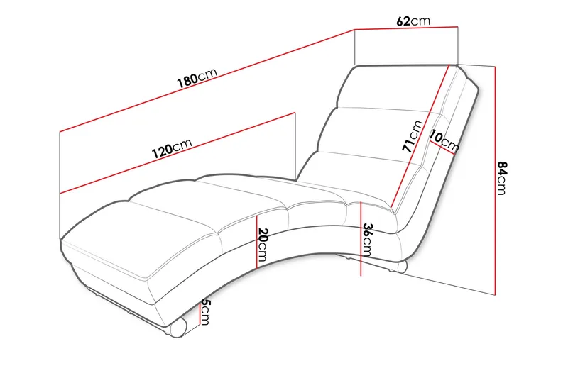 Regalado Liggfåtölj - Beige - Products - Möbler - Fåtölj & stolar - Fåtölj - Liggfåtölj