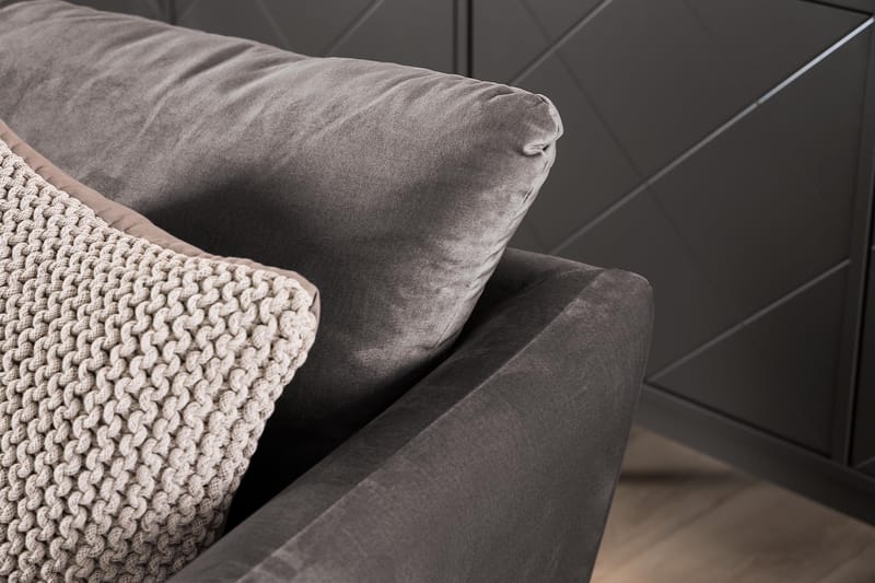 Trend Fåtölj - Mörkgrå Sammet - Products - Möbler - Fåtölj & stolar - Fåtölj