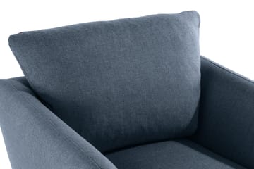 Trend Fåtölj med Fotpall - Blå - Products - Möbler - Fåtölj & stolar - Fåtölj - Fåtölj med fotpall