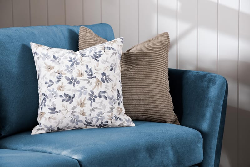 Trend Fåtölj med Fotpall - Midnattsblå Sammet - Products - Möbler - Fåtölj & stolar - Fåtölj - Fåtölj med fotpall