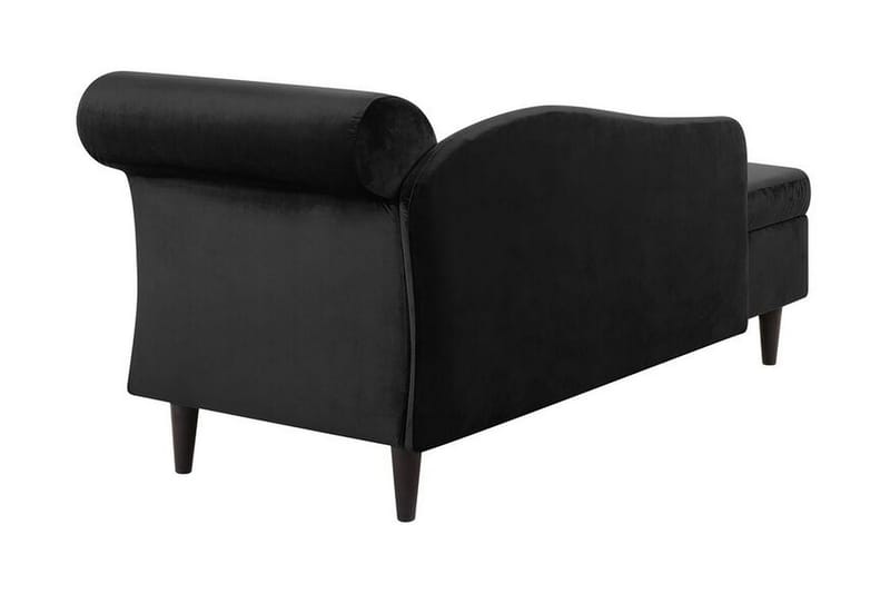 Tyland Schäslong Höger - Svart - Products - Möbler - Fåtölj & stolar - Fåtölj - Liggfåtölj