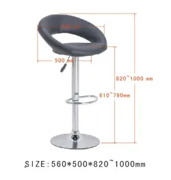 Freddy Barstol 100 cm - Svart - Products - Möbler - Fåtölj & stolar - Barstol & barpall