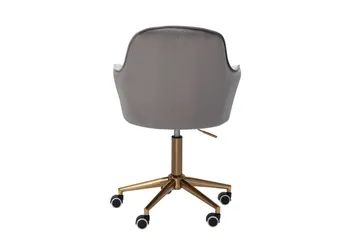 Hubdam Kontorsstol - Grå/Silver - Products - Möbler - Fåtölj & stolar - Kontorsstol & skrivbordsstol