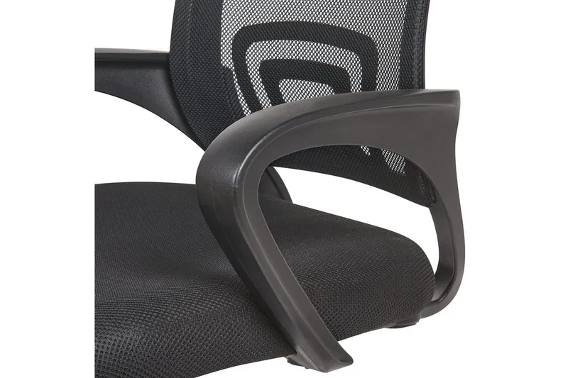 Kontorsstol Solid Svart/Silver - Svart/Silver - Products - Möbler - Fåtölj & stolar - Kontorsstol & skrivbordsstol