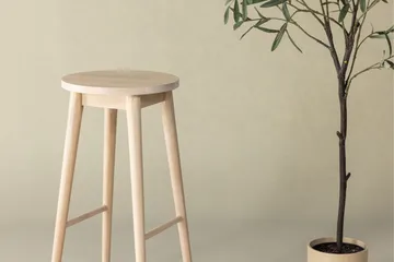 Mollösand Barstol 75 cm - Whitewash - Products - Möbler - Fåtölj & stolar - Barstol & barpall