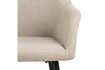 Nielsby Karmstol - Beige - Products - Möbler - Fåtölj & stolar - Karmstol