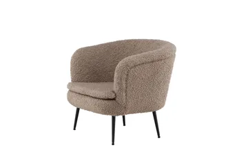 Nordkoster Loungefåtölj - Svart/Beige - Products - Möbler - Fåtölj & stolar - Fåtölj