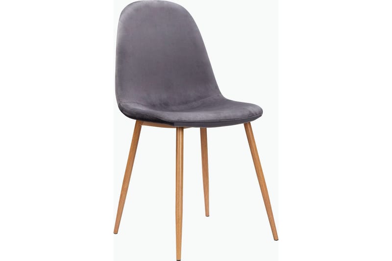 Oktoos Matstol - Antracit/Natur - Products - Möbler - Fåtölj & stolar - Matstol & köksstol