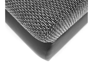 Cerys Fotpall 120 cm - Vit/Grå - Products - Möbler - Fåtölj & stolar - Pall & puff - Fotpallar