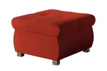 Cerys Fotpall 60 cm - Röd - Products - Möbler - Fåtölj & stolar - Pall & puff - Fotpallar