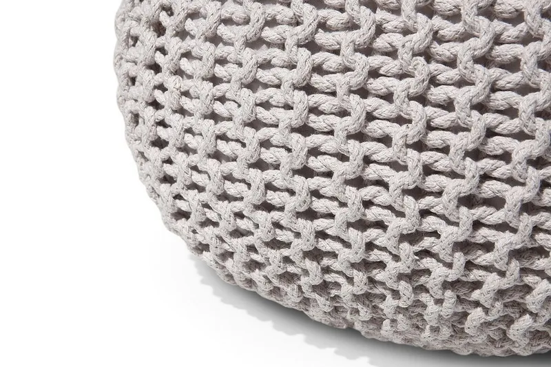 Conrad Sittpuff 40 cm - Grå - Products - Möbler - Fåtölj & stolar - Pall & puff - Sittpuff