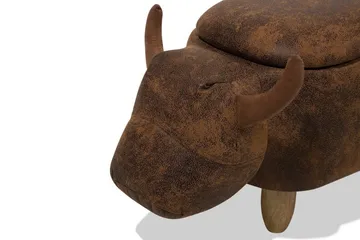 Cow Sittpuff 60 cm - Brun - Products - Möbler - Fåtölj & stolar - Pall & puff - Sittpuff
