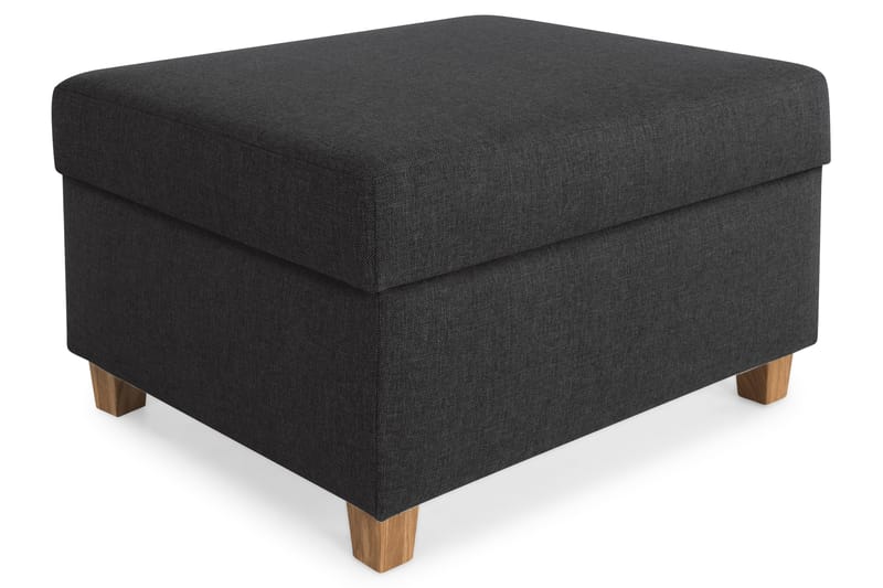 Crazy Fotpall med Förvaring 80x65, Antracit