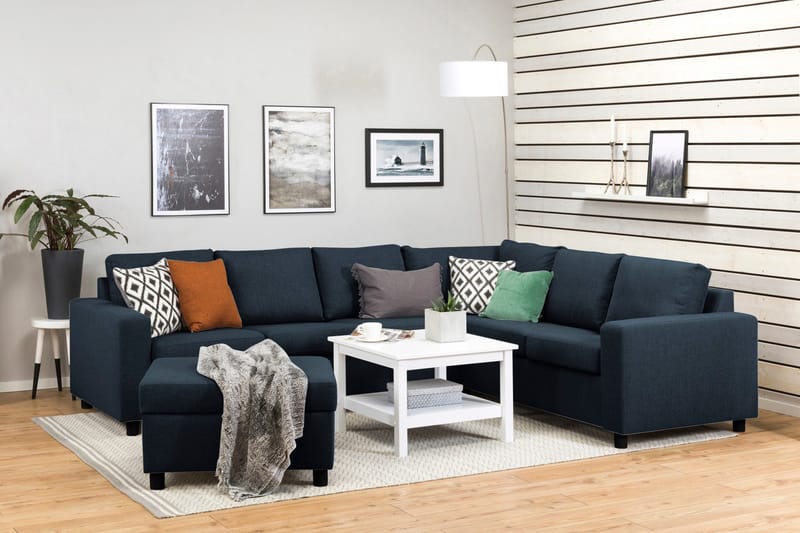 Crazy Fotpall med Förvaring 80x65 - Mörkblå - Products - Möbler - Fåtölj & stolar - Pall & puff - Fotpallar