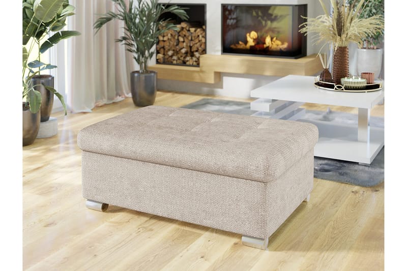 Dynir Fotpall 70 cm - Beige - Products - Möbler - Fåtölj & stolar - Pall & puff - Fotpallar