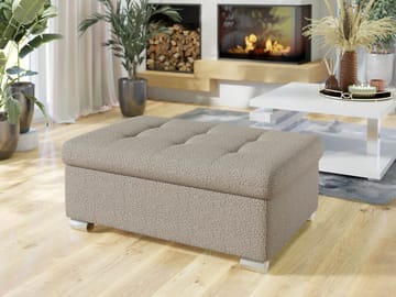 Dynir Fotpall 96 cm - Beige - Products - Möbler - Fåtölj & stolar - Pall & puff - Fotpallar