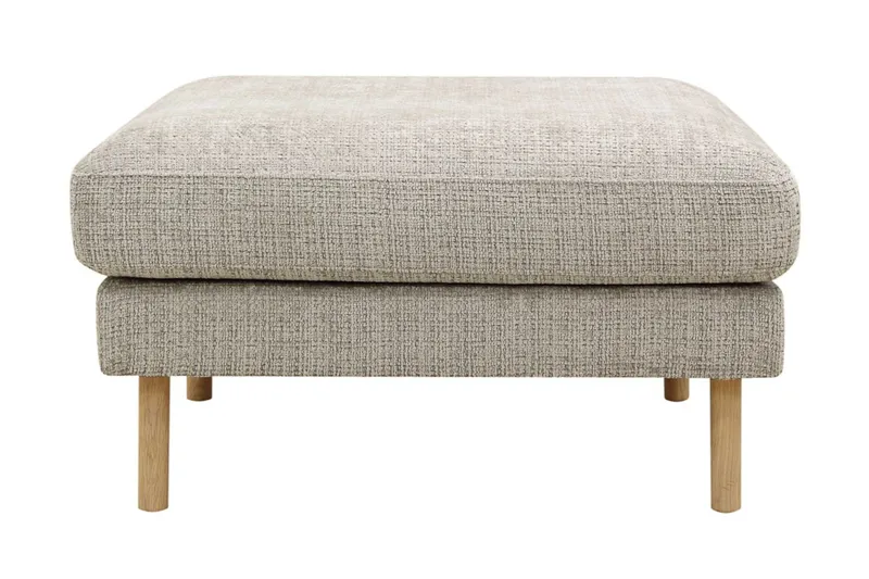 Florenz Fotpall, Grå/Beige