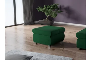 Gamal Fotpall 60 cm - Grön - Products - Möbler - Fåtölj & stolar - Pall & puff - Fotpallar