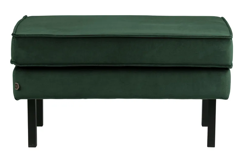 Lissbon Fotpall Sammet - Grön - Products - Möbler - Fåtölj & stolar - Pall & puff - Fotpallar